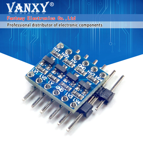 UART SPI-Módulo direccional de cuatro canales IIC I2C Convertidor de Nivel lógico, 5 uds., 5V a 3V, nuevo ► Foto 1/6