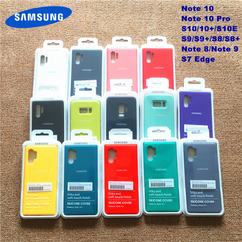 Samsung funda de silicona para Samsung Galaxy S10 + S20 + S10E S10 Lite S8 S9 S10 S20 más S20 Ultra S10 5G Nota 8 9 10 Plus S7 borde ► Foto 1/6