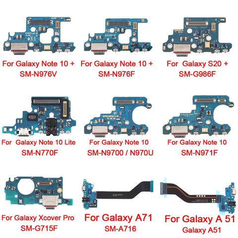 Placa de puerto de carga USB para Samsung Galaxy Note 10 + 5G SM-N976V/S20/SM-N976F/10 Lite SM-N770F/10 SM-N9700/N970U/SM-N971F/A71/51 ► Foto 1/6