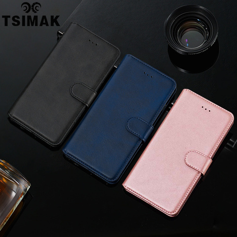 Tsimak caso para Xiaomi Redmi Nota 9 9s 9A 9C 8 8T 8A 7 7A 6 K20 K30 Pro Zoom máx. Cartera Flip PU cubierta de cuero de bolsillo de tarjeta Coque ► Foto 1/6