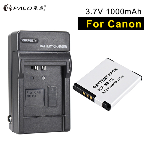 PALO NB-11L-batería para cámara digital, cargador para Canon SX430 IXUS 265 185 180 175 132 IXUS 140 135 240 HZ A2300 245 2400 ► Foto 1/6