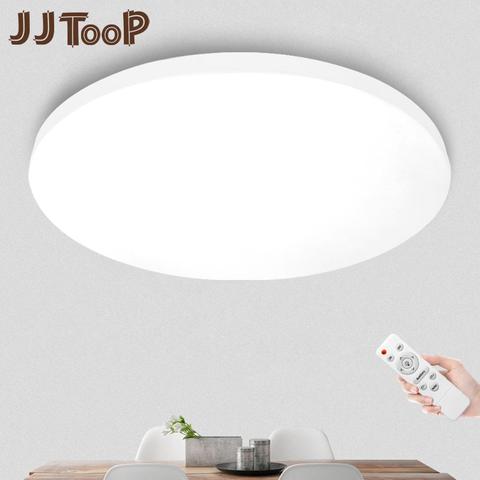 Lámpara LED de techo moderna, accesorio de iluminación, montaje en superficie, sala de estar, decoración con Control remoto, dormitorio, baño, cocina y hogar ► Foto 1/6