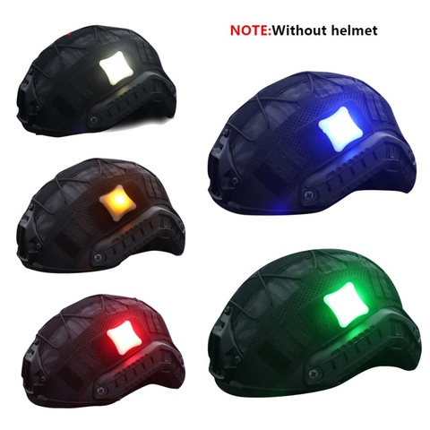 2022 nueva táctica indicadores de intermitencia casco luz de supervivencia de la lámpara con magia cinta impermeable militar Molle, chaleco de caza LED ► Foto 1/6