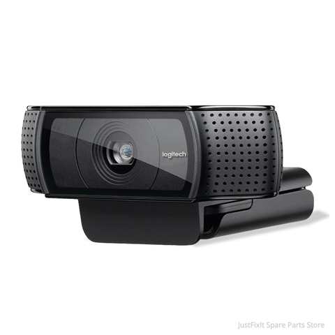 Logitech-cámara web C920e HD Pro, grabación de 1080p, de escritorio o Webcam para ordenador portátil, C920, llamada de vídeo panorámica ► Foto 1/6