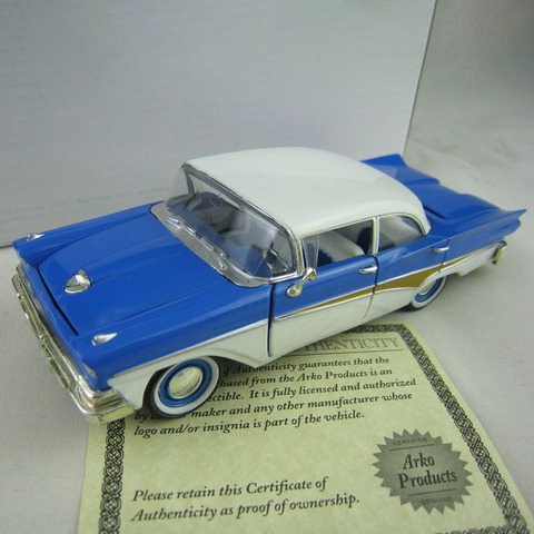 Ford Galaxy 500 de aleación 1/32, juguete de modelo de coche fundido a presión, colección Vintage, juguetes, vehículo con caja Original ► Foto 1/5