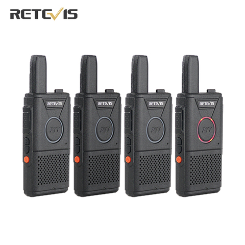 RETEVIS-walkie-talkie RT618, 4 Uds., Radio PMR PMR446 RT18 FRS Dual PTT, Radio bidireccional, walkie-talkies, Hotel, restaurante ► Foto 1/6