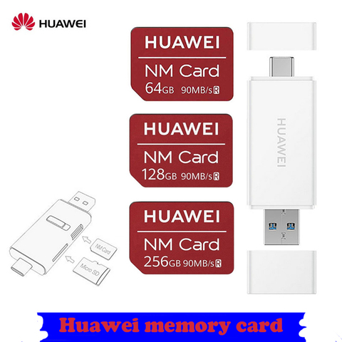 Huawei-lector de tarjetas TF P30P40mate20mate30mate40Pro, tarjeta de memoria SD combinada, tarjeta de almacenamiento original, huawei NM ► Foto 1/6