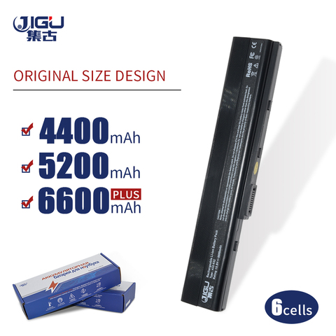 JIGU [especial precio] batería de portátil para Asus A52 A52J K42 K42F K52F K52J serie 70-NXM1B2200Z A31-K52 A32-K52 A41-K52 A42-K52 ► Foto 1/6