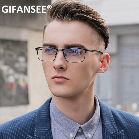 GIFANSEE-Gafas de radiación de luz azul para hombre, lentes de bloqueador de rayos para juegos de ordenador, para teléfono móvil ► Foto 1/6