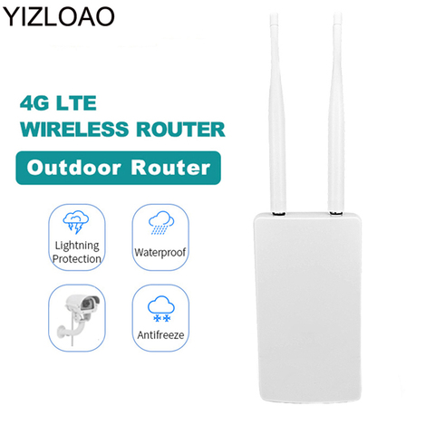 YIZLOAO 4G LTE inalámbrico Router AP Wifi móvil/Hotspot módem 4G antena Router de banda ancha al aire libre puerta Cpe ► Foto 1/6