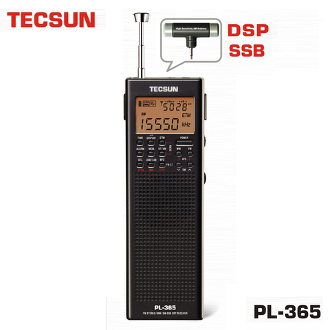 Tecsun-receptor de banda lateral única, portátil, PL-365, demodulación Digital de banda completa para ancianos, DSP, FM, longitud de onda media, SSB ► Foto 1/6