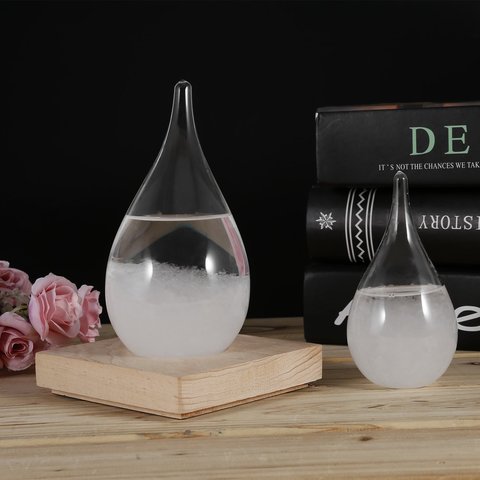 11 estilos transparente botella de predicción del tiempo vidrio de tormenta gota de agua globo ornamentos accesorios de vidrio soplado Envío Directo ► Foto 1/6