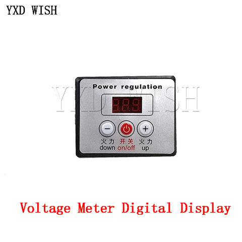 Medidor de voltaje Digital, pantalla Digital para regulador de voltaje electrónico, 3 dígitos, regulación de potencia de 0-100% para medidores digitales de 10000W y 4000W ► Foto 1/2