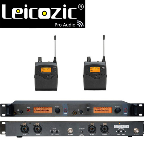 Monitor de oído profesional Leicozic sr2050 iem Sistema de monitor de oído monitor de escenario monitor inalámbrico en oído kit uhf ► Foto 1/6