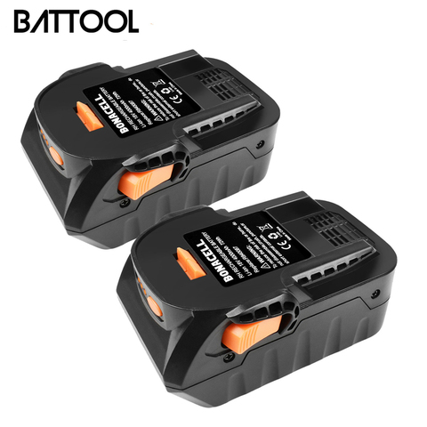 BATTOOL 6000mAh 18V Li-Ion para RIDGID R840083 R840085 R840086 R840087 herramienta eléctrica recargable de la batería de la serie Series AEG L30 ► Foto 1/6