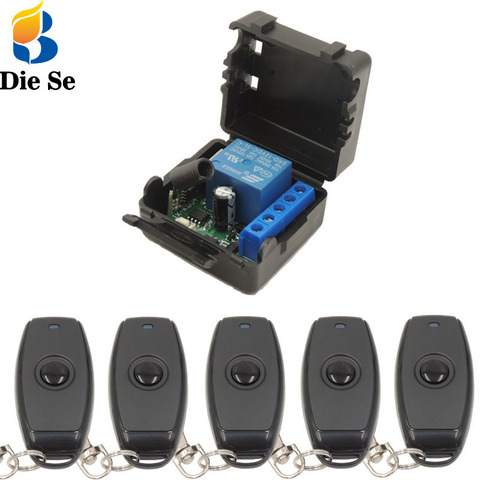 DieSe-módulo receptor RF, 433Mhz, CC, 12V, 10A, 1CH, controles remotos para interruptor de luz remoto LED ► Foto 1/6