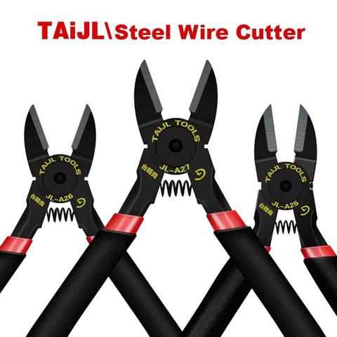 TAIJL-Alicates diagonales de alambre de acero, 5 y 6 pulgadas, cortador de acero de tungsteno ► Foto 1/6