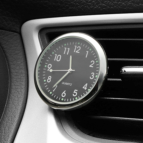 Reloj del coche automóviles decoración Interior reloj de ventilación ambientador con Clip en accesorios de coche ornamento regalos ► Foto 1/6