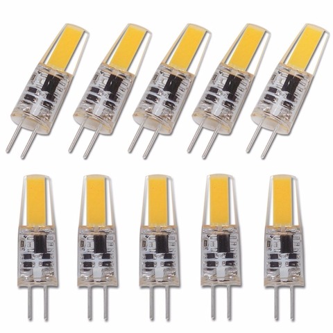 Bombilla COB G4 LED COB, 6W, CA, CC, 12V, 220V, luces de silicona para velas, foco de lámpara de halógeno de 60W, 8 Uds. ► Foto 1/6