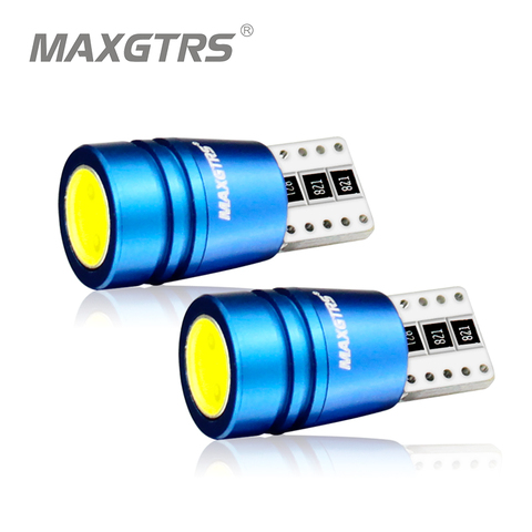 MAXGTRS de alta potencia T10 w5w Led 12 V xenón blanco cálido 4300 K coche luz Interior luz Canbus Error advertencia de calidad superior ► Foto 1/6