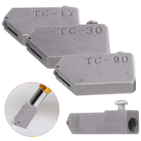 De vidrio de corte recto cortadoras de herramienta de corte de accesorios para la cabeza de TC-17 TC-30 TC-10 TC-90 ► Foto 1/6
