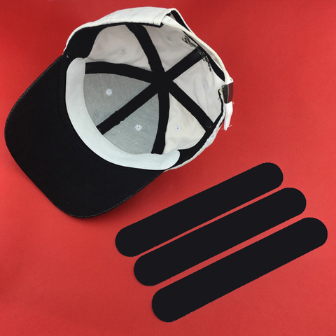 10 Pack Hat Sweat Guard Bands Liner Protector Cap Talla Cinta Reductor De Tamaño Gorras Sombreros Accesorios (Negro) ► Foto 1/6