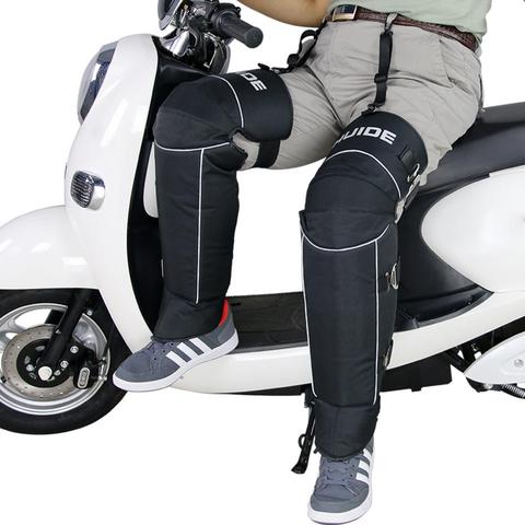 Rodillera antideslizante para motocicleta Unisex, almohadilla de tela Oxford, cubierta para pierna a prueba de viento, ajustable, cálida, para invierno ► Foto 1/6