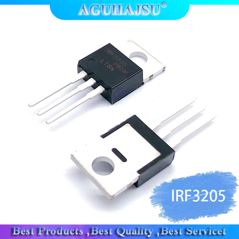 10 Uds IRF3205 IRF3205PBF MOSFET MOSFT 55V 98A 8mOhm 97.3nC a-220 original nuevo ► Foto 1/1