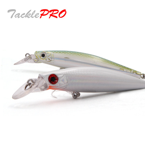 TacklePRO M20 1 Uds negro Minnow Artificial señuelo de Pesca flotante de 100mm y 15,6g Señuelos de Pesca cebo duro Pesca aparejos de Pesca 6 colores ► Foto 1/6