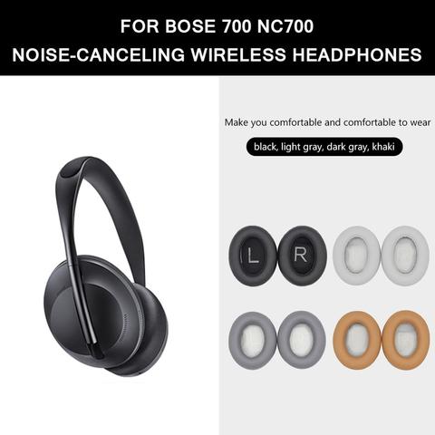 Cubiertas de almohadillas para orejas para auriculares Bose 700/NC700, de espuma, de cuero, 1 par ► Foto 1/6