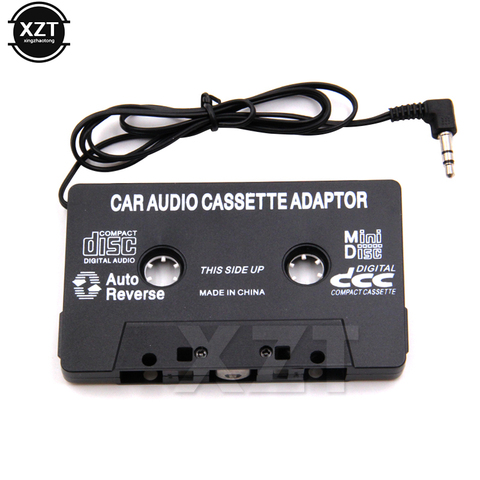 Adaptador de cinta para reproductor de Cassette de coche, convertidor de reproductor Mp3 para iPod, iPhone, MP3, Cable auxiliar, Conector de 3,5mm ► Foto 1/3