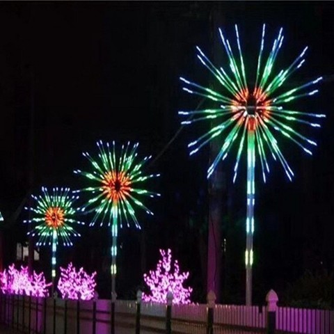 Luz LED de fuegos artificiales para Navidad lámpara de árbol de Navidad, 3m de altura, 20 ramas, resistente al agua, IP65, uso al aire libre, envío rápido ► Foto 1/1