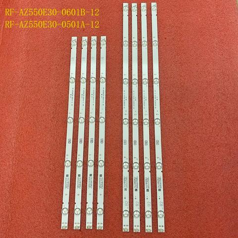 8 unids/set tira de LED para iluminación trasera para Philco PTV55U21 LG 55UJ6300 55UJ6200 55UJ6000 55LJ620V 55UJ620V RF-AZ550E30-0601B-12 0501A A4 ► Foto 1/6