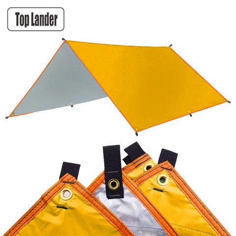 Dom refugio carpa playa Tarp impermeable sombra pesca sombrilla al aire libre Camping hamaca mosca de la lluvia UV jardín toldo ► Foto 1/6