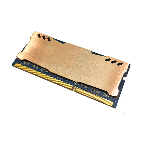 Disipador de calor con memoria RAM, de portátil para Gaming de cobre puro para ordenador portátil, radiador de refrigeración, disipador de calor de 0,5mm, 2 uds. ► Foto 1/5