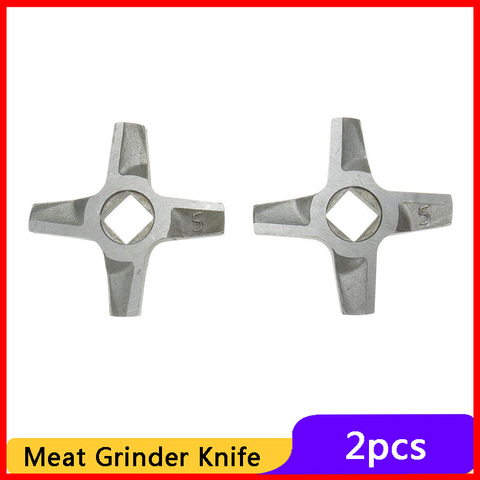 2 uds cuchillo para picadora de carne eléctrica de 5 # Blade cuchillos picadora MDP-105 espaÃ a para Zelmer Bosch MFW3640A de electrodomésticos de cocina ► Foto 1/6