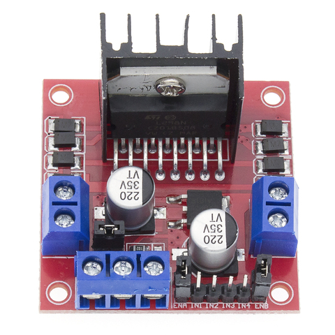 TENSTAR ROBOT 1 piezas puente H doble DC Motor paso a paso Placa de controlador para L298N ► Foto 1/6