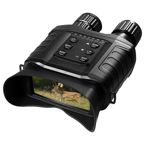 WILDGAMEPLUS-prismáticos WG550B, telescopio con Zoom Digital 4X, mira de visión nocturna IR, 5W, LED infrarrojo, 500m, cámara de distancia completa oscura ► Foto 1/6