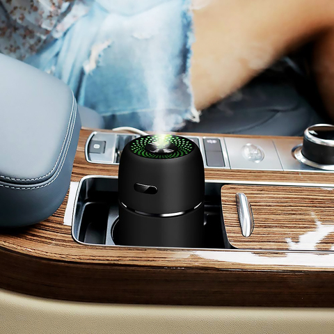 200ml Mini USB humidificador de aire Aroma para coche difusor de aceite esencial casa nebulizador USB fabricante de la niebla lámpara de noche LED Accesorios ► Foto 1/6