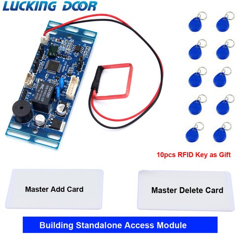 Sistema de Control de Acceso de proximidad RFID, módulo de intercomunicación de construcción, módulo de Control de acceso integrado, 15000 usuario, 125Khz, 13,56 Mhz ► Foto 1/6