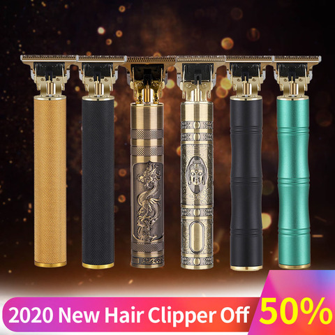 Cortapelos profesional hombre recortadora barba maquina cortar pelo profesional cortadora de pelo corta pelo hombre cortadora pelo cortapelos barberia Recortador de pelo para hombres USB, barbería eléctrica para Barba ► Foto 1/6