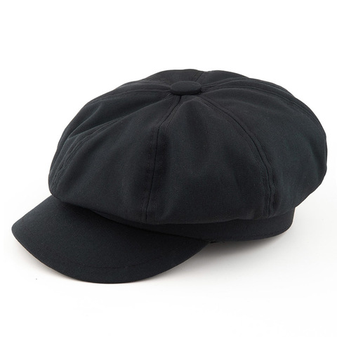 Sombrero de lona para hombre, gorro de pintor a la moda, de lana, fieltro, gorra plana para hombre, talla grande, octogonal, 54cm, 56cm, 57,5 cm, 59cm, 61-62cm ► Foto 1/6