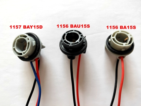 2 uds 1156 BA15S adaptador de coche bombilla Led para automóvil hembra conector de cableado macho adaptador hembra soporte para 1157 BAY15D BAU15S ► Foto 1/6