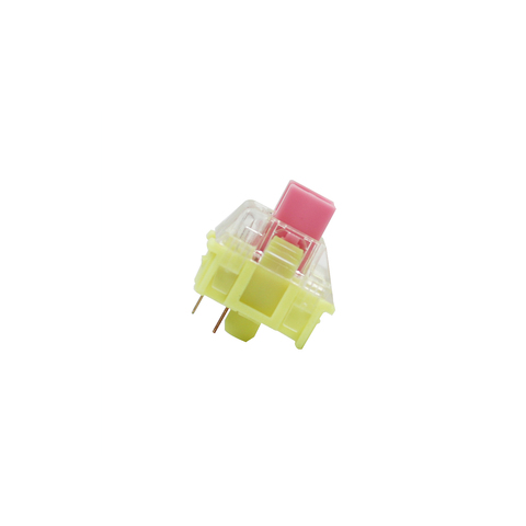 Keyswitch TTC para teclado mecánico personalizado, color dorado y rosa, compatible con la serie MX, interruptor a prueba de polvo, 3 pines, 37g ► Foto 1/4
