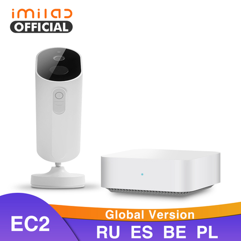 Cámara IP infrarroja inalámbrica para exteriores, videocámara de seguridad inteligente con batería, visión nocturna, impermeable IP66, CCTV ► Foto 1/6