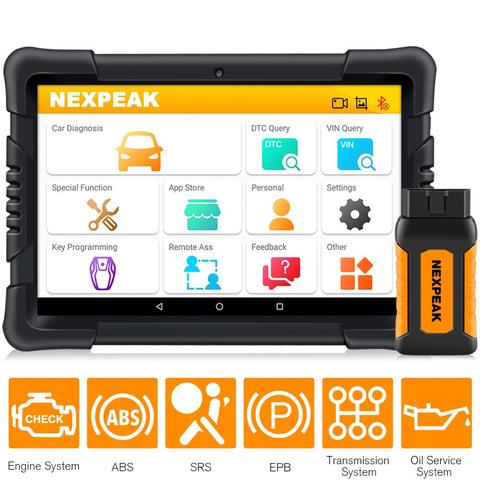 NEXPEAK-herramienta de diagnóstico de coche K1 Pro OBD2, escáner de diagnóstico de coche, ABS, Airbag, aceite, EPB, DPF, reinicio, Obd 2, Bluetooth, todos los sistemas de diagnóstico de coche ► Foto 1/6