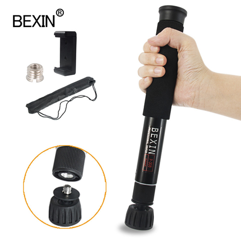 BEXIN-Mini soporte extensible para cámara, monopié portátil ligero para teléfono, monopié de vídeo Dslr para Sony Canon ► Foto 1/6