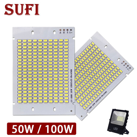 Lámpara LED SMD5730, 10W, 20W, 30W, 50W, fuente de iluminación led, tablero de led PCB blanco puro cálido para bricolaje, 10, 20, 30, 50W, reflector para exteriores ► Foto 1/6