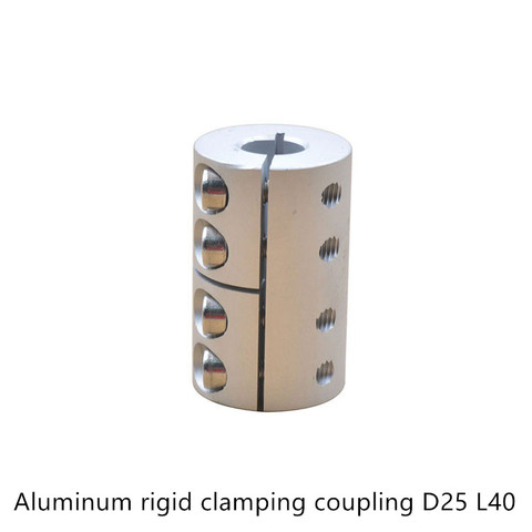 GKTOOLS D25 L40 5/6/6 35/7/8/10mm acoplamiento rígido de varilla del eje acoplador sección Motor paso a paso Cnc máquina de talla de tornillo ► Foto 1/5