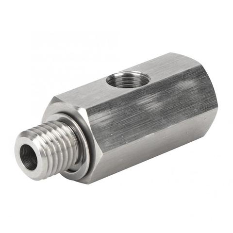 Sensor de presión de aceite Turbo, adaptador en t de acero inoxidable, accesorios para coche, M12x1.5 1/8 NPT ► Foto 1/6